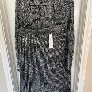 Calvin Klein Charcoal Knit Top